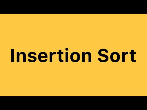 Insertion Sort Algorithm Visualization Thinqflow