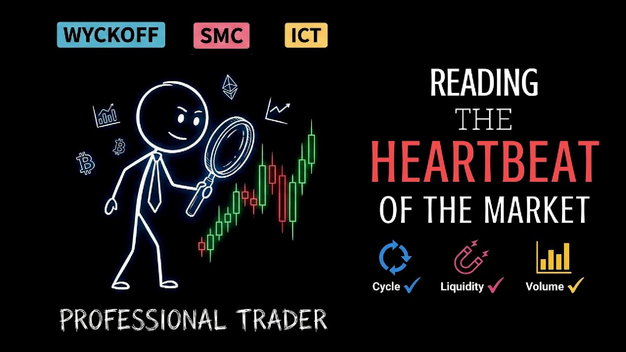 Reading the HEARTBEAT of the Market (Wyckoff, Smart Money Concepts, and ICT)