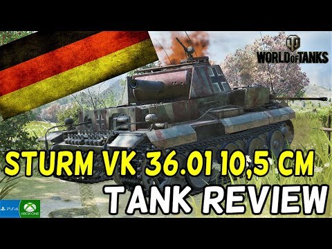 Sturm VK 36.01 (H) mit 10,5 cm || Tank Review || World of Tanks: Mercenaries