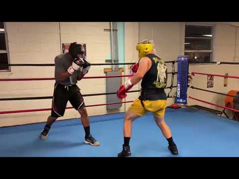 Good Sparing today to get my Teammate Slick Rick ready fir the 20th