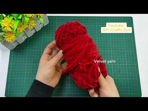 It's so Beautiful 😍 Super Easy Lavender Flowers Craft Idea with Velvet Wool - DIY Amazing