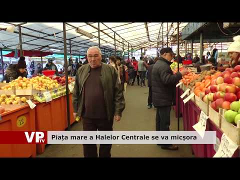 Piața mare a Halelor Centrale se va micșora