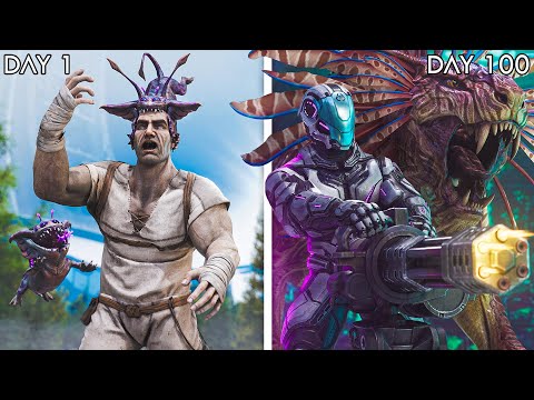 I Spent 100 Days In Ark Genesis 2... Here's What Happened