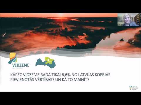 23.02.2022 KĀPĒC VIDZEME RADA TIKAI 6,6% NO LATVIJAS PIEVIENOTĀS VĒRTĪBAS?