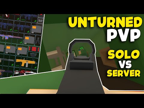 Unturned - SOLO DOMINATING FULL PVP SERVER!