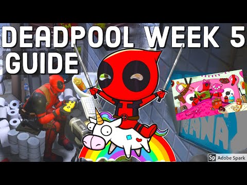 Deadpool Week 5 Challenges Guide - Deadpool's Stuffed Unicorn and Embrace the rainbow -Steel Bridges