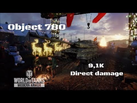 Object 780 in Murovanka: 9,1K direct damage :Wot console - World of Tanks