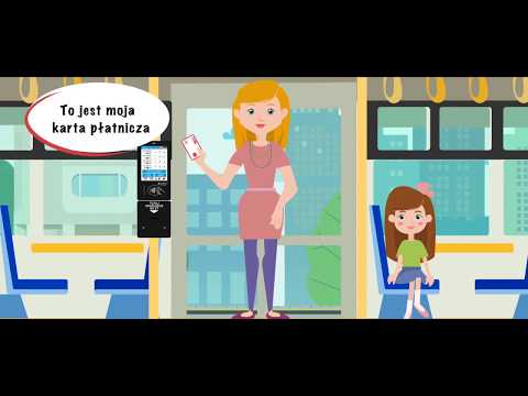 Zakup biletu w kasowniku za pomocą zbliżeniowej karty płatniczej