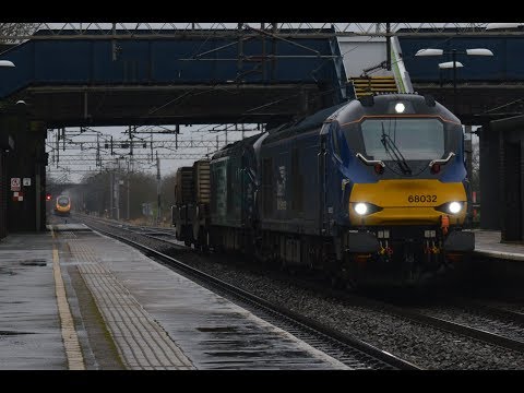 Direct Rail Services 68032 and 68001 @ Acton Bridge