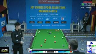 E Temuujin VS Li Sha - Final - 2019 Joy Chinese Pool Asian Tour Mongolia Open