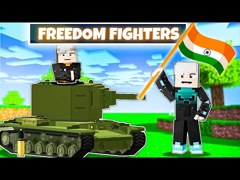 HK Frost - I became A FREEDOM FIGHTER In Minecraft (Hindi)