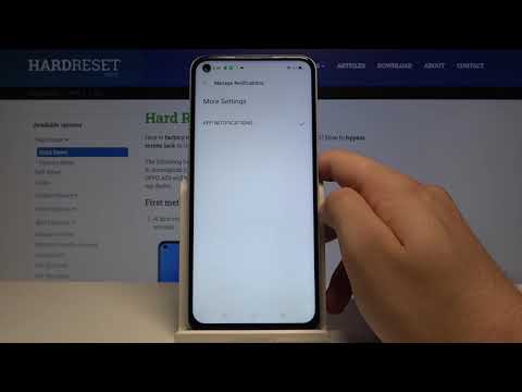 How to Manage Notifications Settings in Oppo A52 – Allow/Block App Notifications