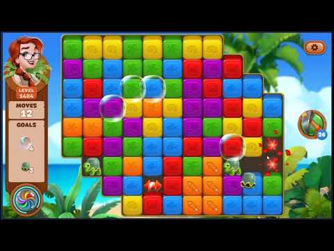 Lost Island Blast Adventure Level 1484 - NO BOOSTERS 🏝️ | SKILLGAMING ✔️