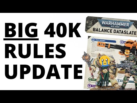 HUGE 40K Rules Update - the Balance Dataslate brings Changes to Many Armies...