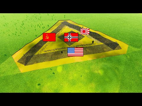 100,000 of Every WW2 Army surrounded by 7 MILLION ZOMBIES! - UEBS 2: Ultimate Epic Battle Simulator