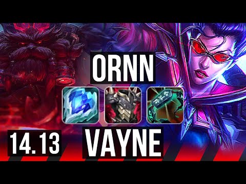 ORNN vs VAYNE (TOP) | 4/2/11, 500+ games | EUW Challenger | 14.13