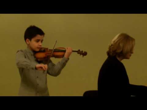 Sandro Japaridze Ch.Dancla, Le Souvenir, Op.58 (10 years old)
