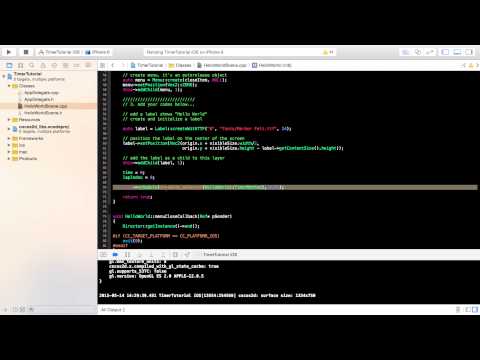 Cocos2d x Lap Timer C