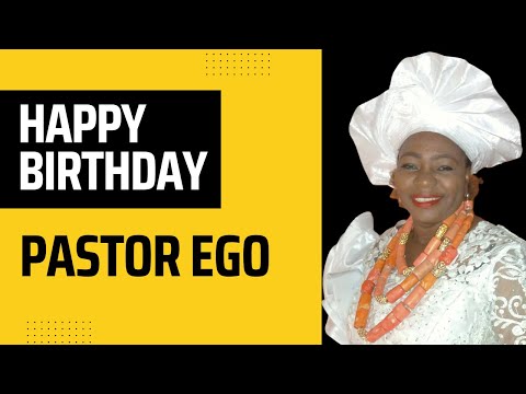 HAPPY BIRTHDAY  -  PASTOR EGO