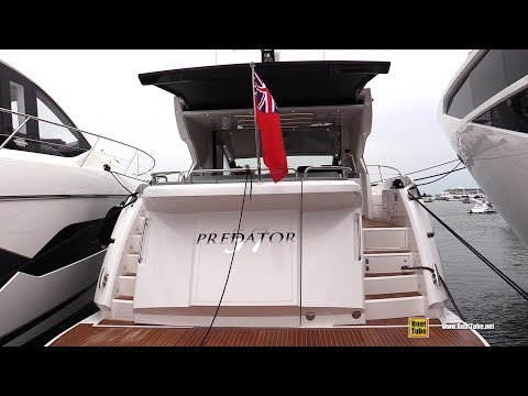 2019 Sunseeker Predator 57 Yacht - Deck and Interior Walkaround - 2018 Cannes Yachting Festival
