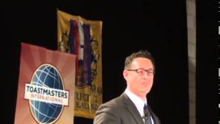 Justin Thompson - Toastmasters International Speech Contest 2015