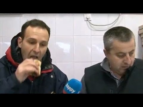 Marko Dolas i posne pite ispod saca - Dobro jutro Srbijo - (TV Happy 21.02.2018)