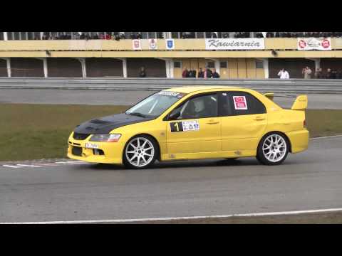 Piotr Ostrowski - Mitsubishi EVO IX - SuperOES X El. - Tor Kielce 16-10-2010