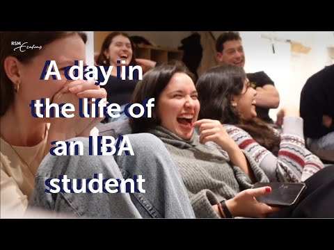 A day in the life of an IBA student | Rotterdam School of ... - YouTube