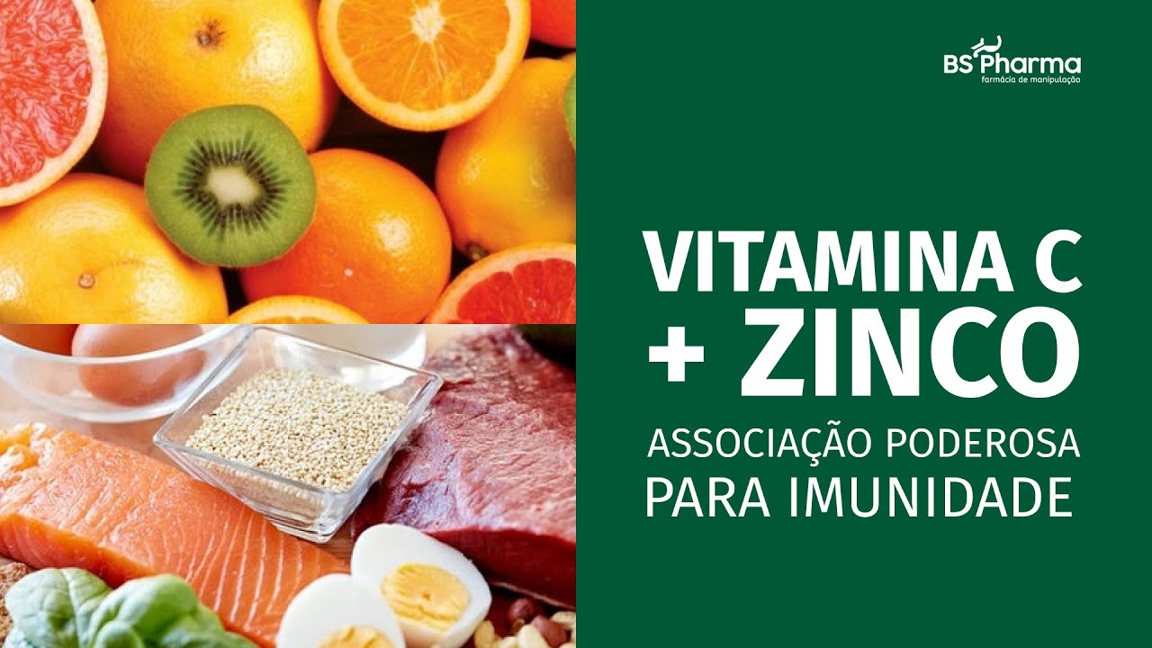 Vitamina C e Zinco: Associação para o Aumento da Imunidade