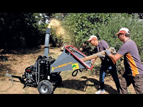 BIOTRITURATORE WORTEX  GRIZZLY D420L-HS (subtitled in 3 languages, English, Spanish, French)