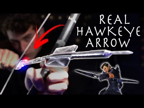 Make a Real Hawkeye Spy Arrow From Avengers Infinity War! + Cool Spy App!!!