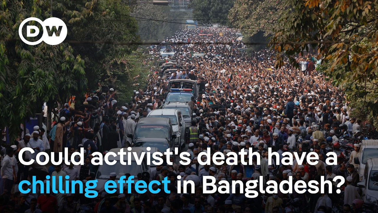 Why the killing of student activist Hadi is exacerbating Bangladesh-India tensions | DW News