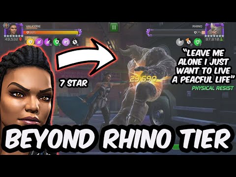 7 Star Rank 4 Valkyrie - UNSTOPPABLE COUNTER & BLOCK DAMAGE MVP - Marvel Contest of Champions