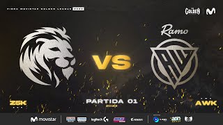 Z5K VS AWK - JORNADA 18 - PLAYOFFS G1 - FIBRA MOVISTAR GOLDEN LEAGUE - 2023 - LEAGUE OF LEGENDS