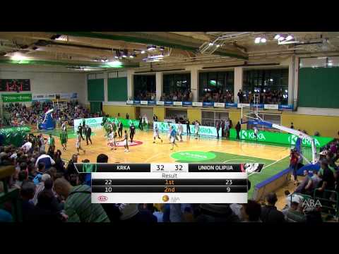ABA Liga 2014/15, Round 13 highlights: Krka - Union Olimpija (20.12.2014)