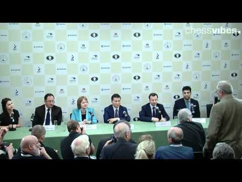 Anand-Gelfand: press conference & opening ceremony