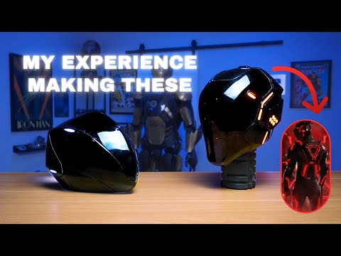 I Built These Insane TRON Helmets from Scratch – Rinzler & Ares