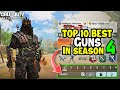 Top 10 Best Guns in Season 4 CODM 2024 | Gunsmith Loadout/Class Setup | Cod Mobile