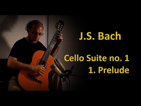 J.S. Bach - Cello Suite No.1, 1. Prelude | Classical guitar, Intense & expressive - Cr.Arone