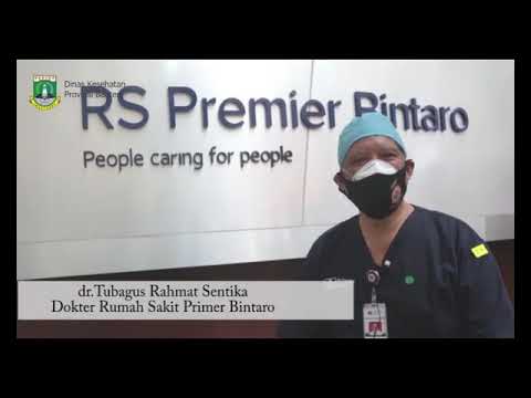    VAKSINASI PERDANA BAGI TENAGA KESEHATAN LANJUT USIA DI PROVINSI BANTEN