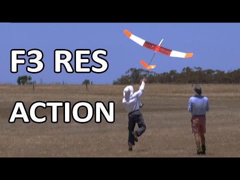 2m F3 RES (Bungee) Launch Model Glider Action
