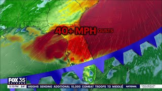 Orlando PM Weather Forecast: 40MPH wind gusts this weekend