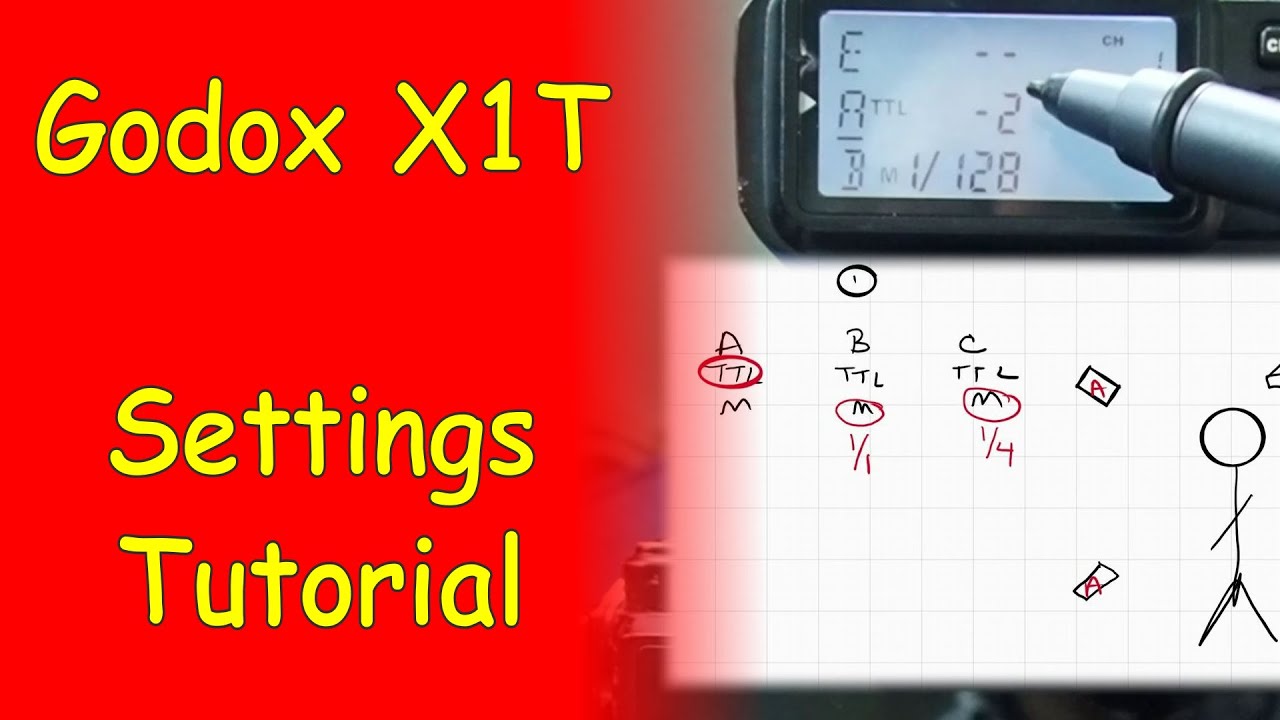 Godox X1T Settings Tutorial – feat. TT350