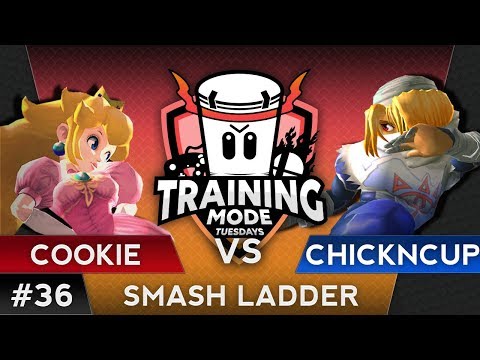 TMT 36 - Cookie (Peach) VS Chickncup (Sheik) - SSBM Smash Ladder - Smash Melee