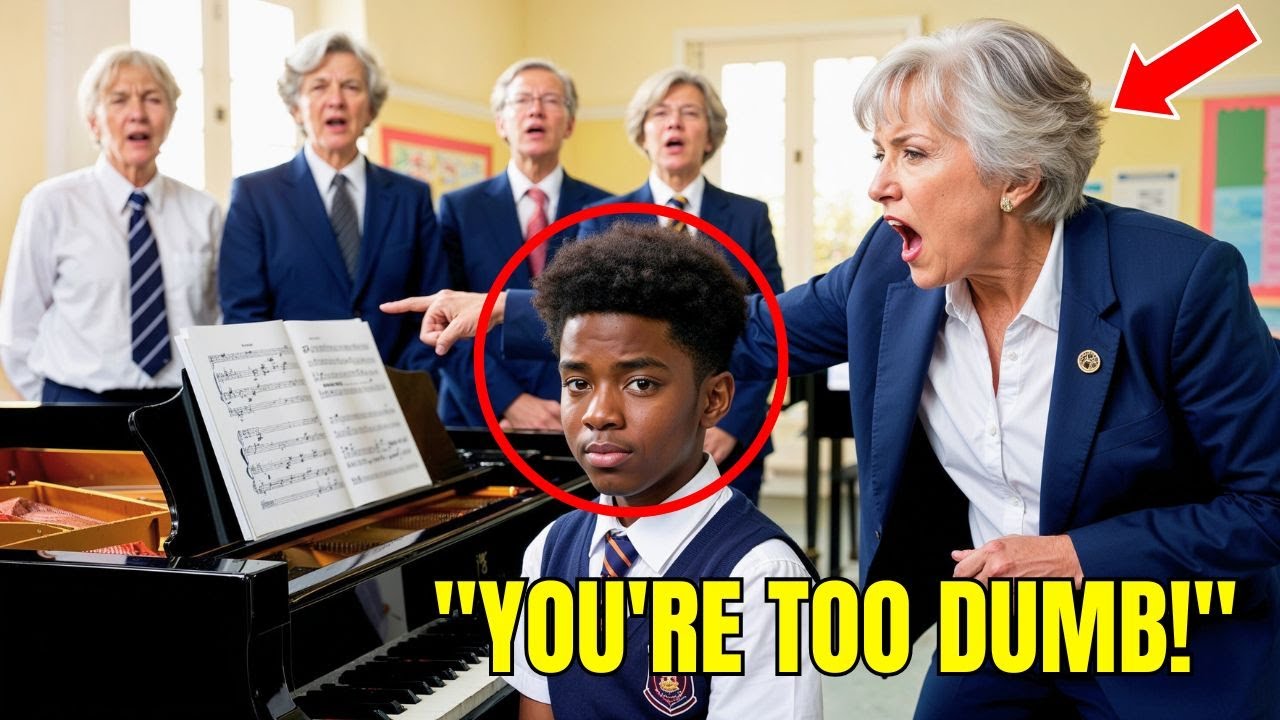 The Teachers Forced Black Boy to Play Piano to Mock Him, But His Talent Leaves Them Speechless.