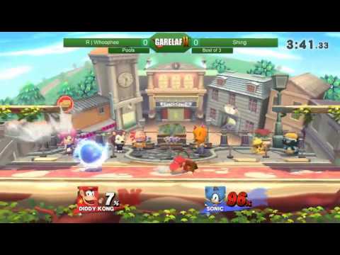 Garelaf 11 - Wii U Singles - Pools - R | Whoophee (Diddy Kong) vs Shing (Sonic)