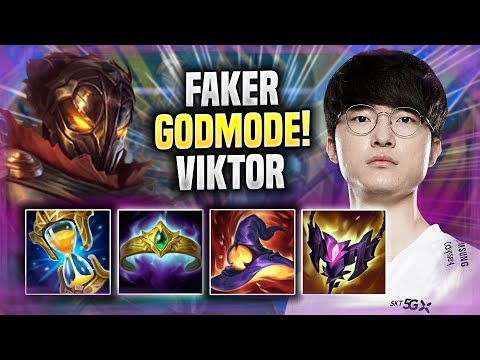 FAKER LITERALLY GOD MODE WITH VIKTOR! - T1 Faker Plays Viktor MID vs Vex! | Preseason 2022