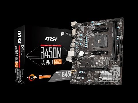 MSI B450M-A PRO MAX