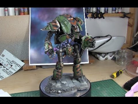 Forgeworld Cerastus Knight Castigator - On city ruin base