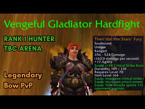Hardfight - Rank 1 Hunter | TBC Arena PvP [Legendary Bow]